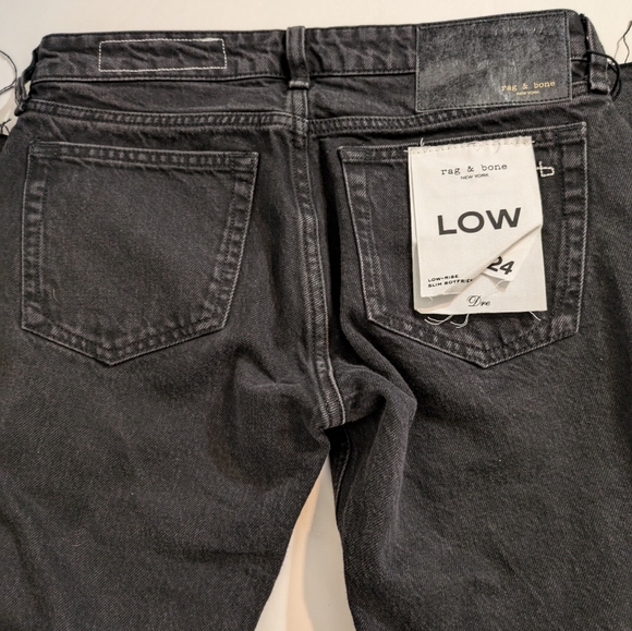 Rag & Bone black Frayed Jeans - Picture 3 of 15